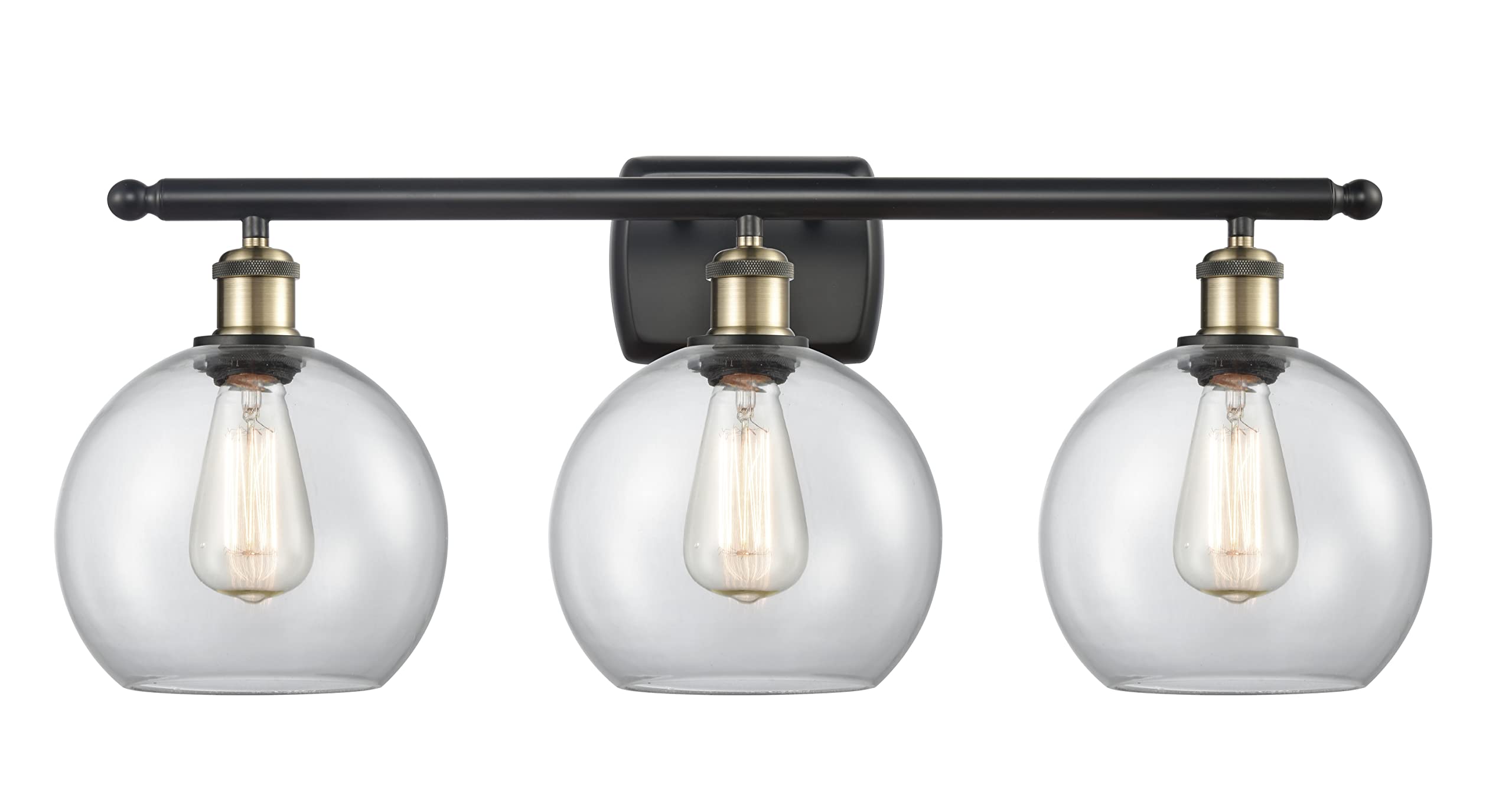 Ballston Collection 8-LED Bathroom Vanity Light - 3W LED Fixture for Modern Bathroom Lighting (Model 516-3W-BAB-G122) - Perfect for Bathroom Mirror Lighting, Vanity Makeup Area & Spa-Style Ambiance