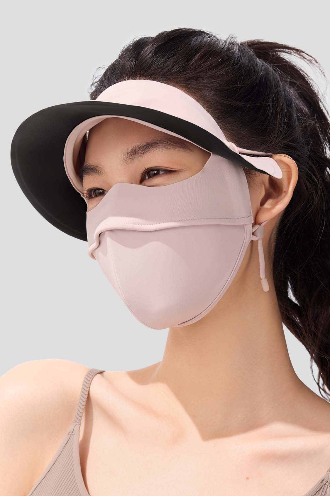 DermaCare UPF50+ Full Face Sun Protection Mask - Advanced UV Blocking for Outdoor Activities, Hiking, and Beach Trips
