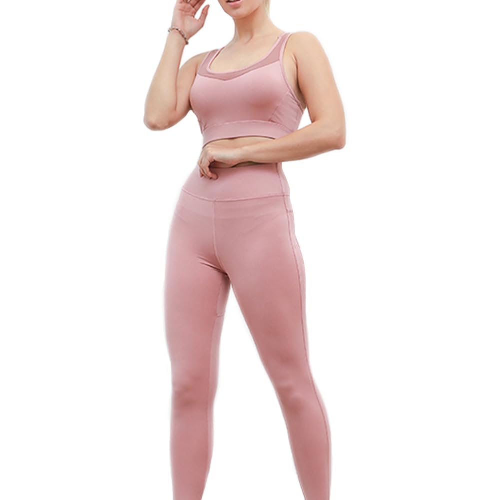 Nesyd 5-Piece Women's Workout Sets - Yoga, Gym, Running & Fitness Activewear Outfits | Perfect for Yoga Classes, Gym Training, Jogging & Outdoor Sports