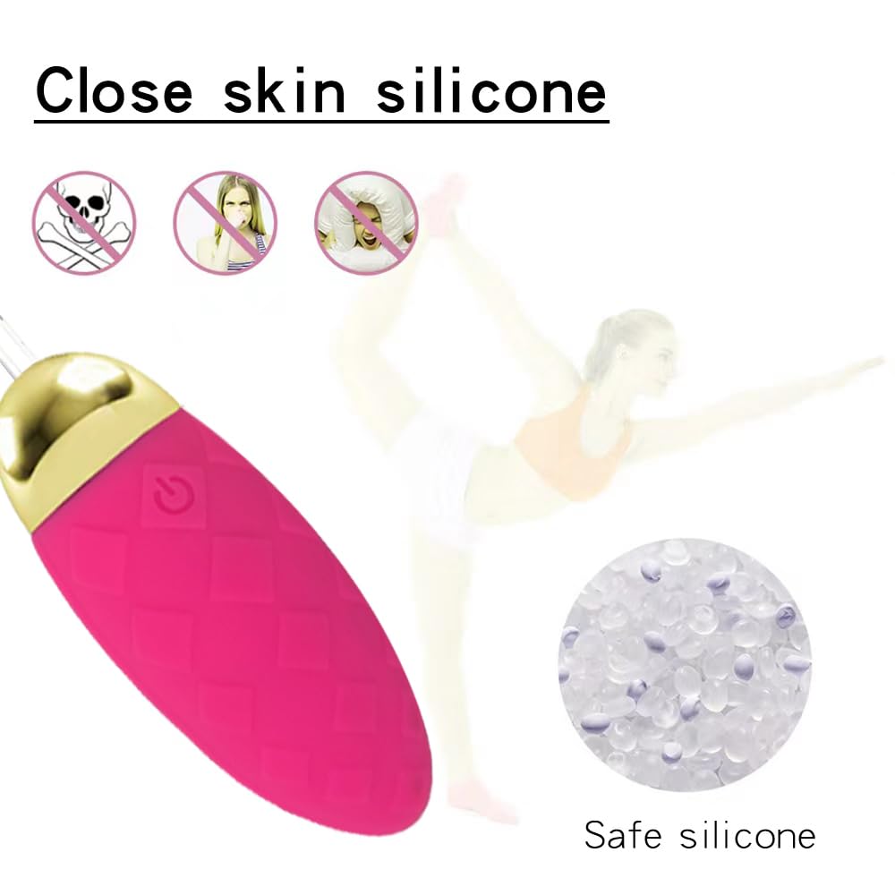 Premium Bullet Vibrator & Love Eggs - Powerful G-Spot Stimulator for Women, Rechargeable Adult Sex Toy for Couples Play & Solo Pleasure - Perfect for Bedroom Fun, Travel & Discreet Personal Use