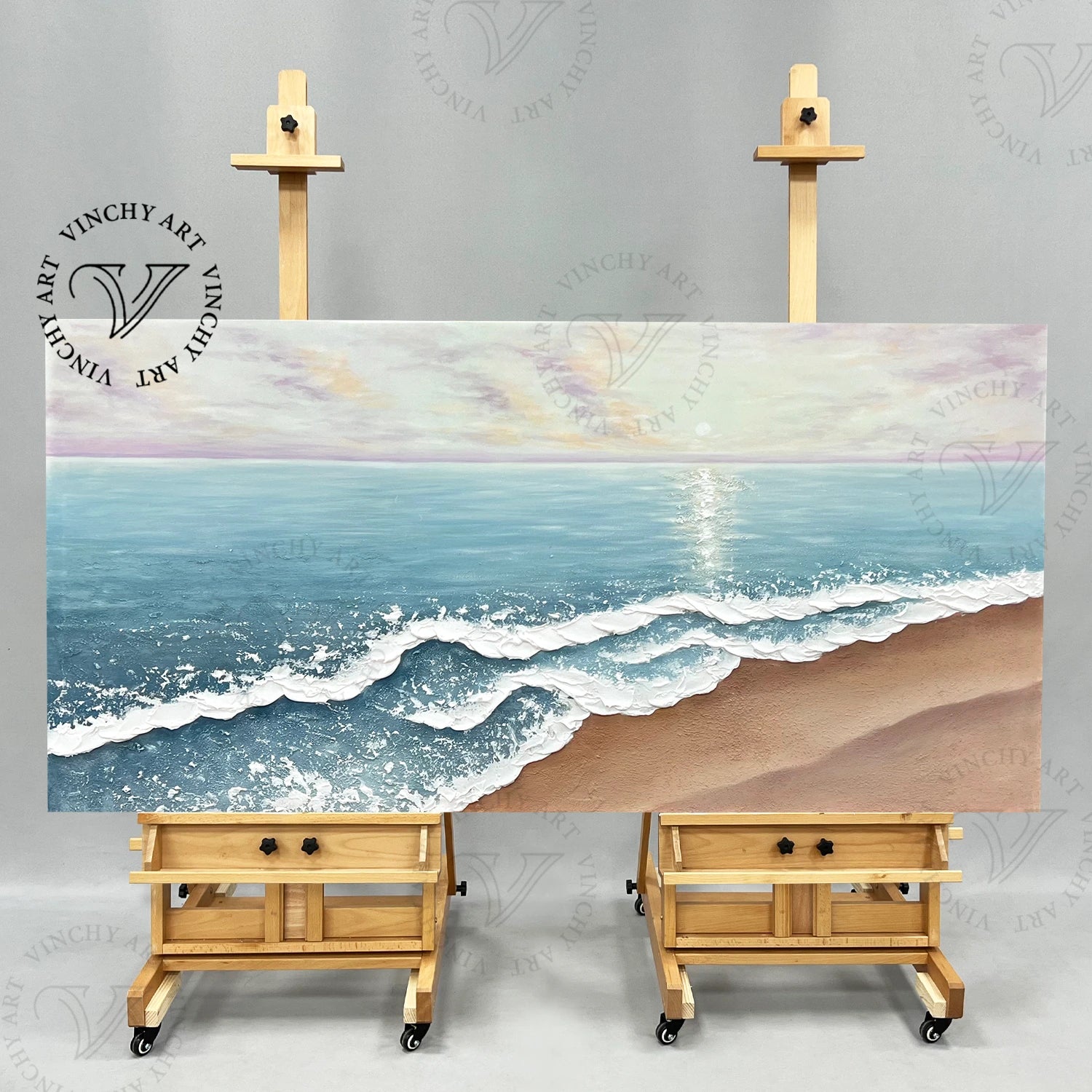 Ocean and Sky Painting #OS 102 - Stunning Seascape Wall Art for Living Room, Bedroom & Office Decor