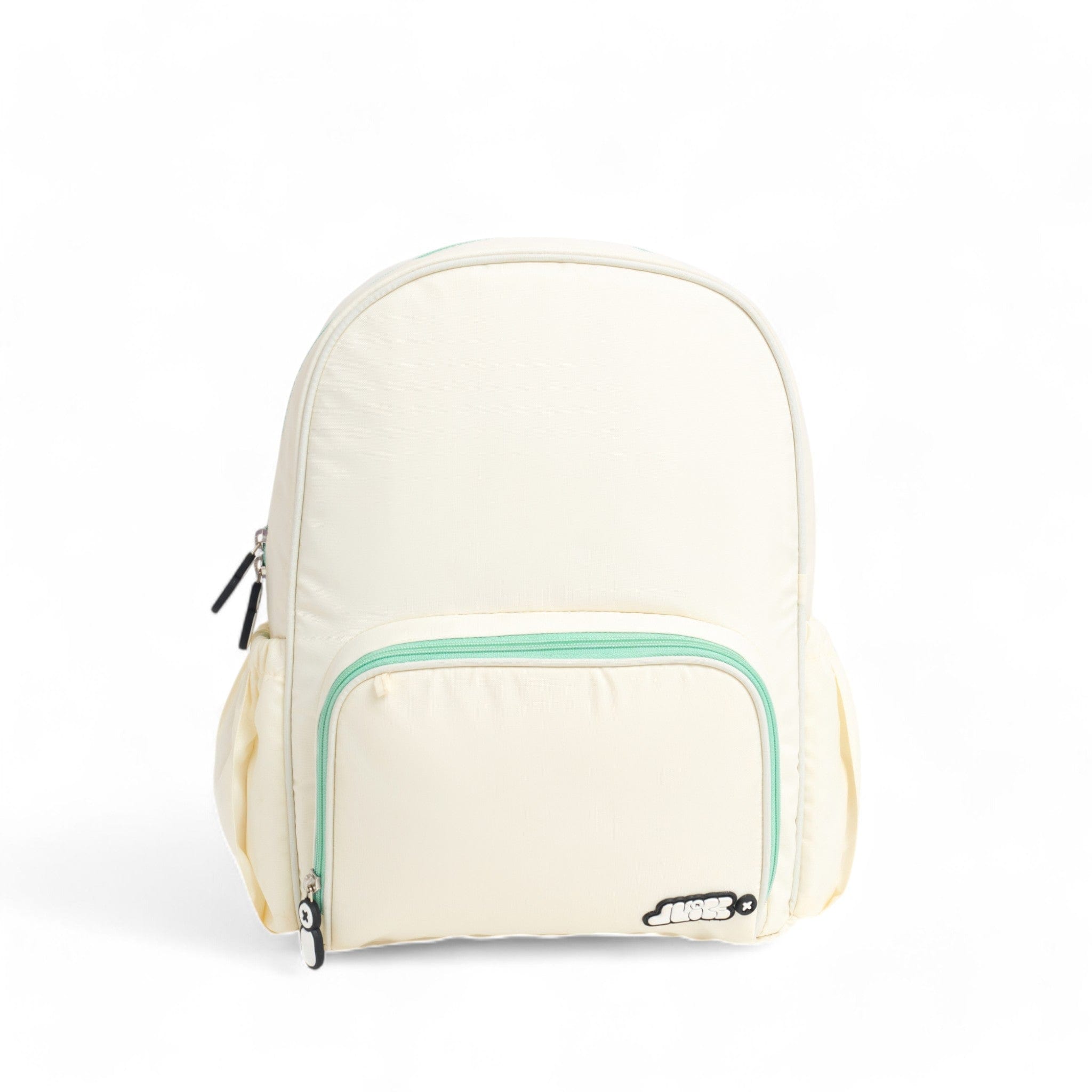 Moji Medium Backpack Cream - Stylish & Durable College Backpack for Women & Men, Perfect for School, Travel & Everyday Use