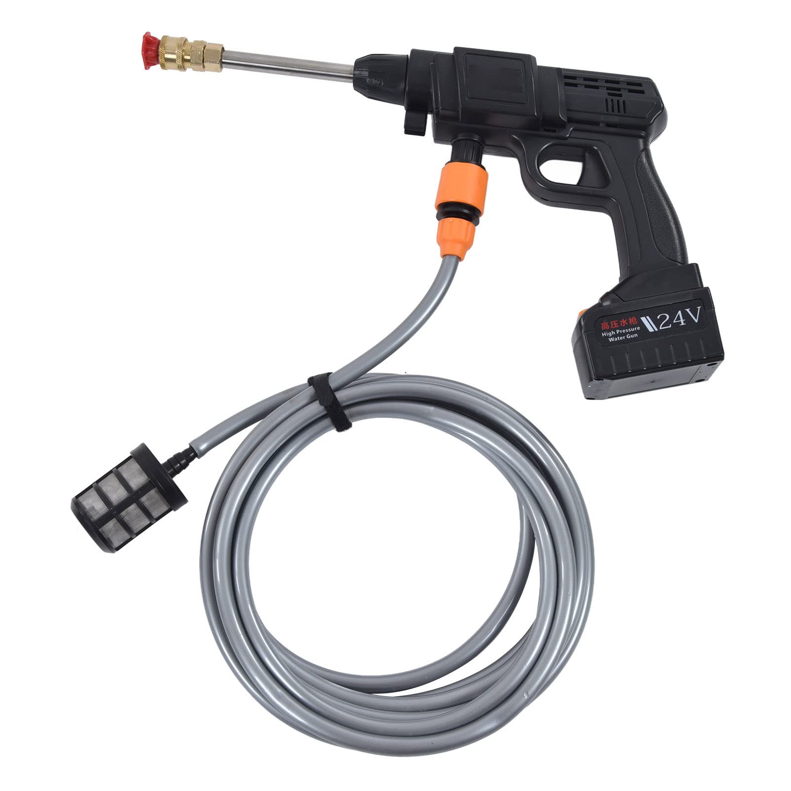 Gaeirt Portable Electric Pressure Washer - High Power 1600PSI, Lightweight & Collapsible Design with Comfortable Grip - Perfect for Car Washing, Home Cleaning, Garden & Outdoor Use