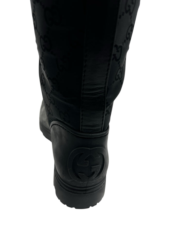 Gucci Prato Nylon Rain Boots for Women - Size 36 (US 6) - Waterproof Chelsea Boots for Rainy Days & Outdoor Adventures