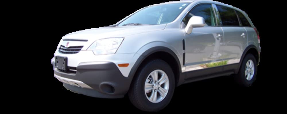 2008-2009 Saturn Vue 8-Piece Stainless Steel Pillar Post Trim Kit with Front Triangle (PP48442) - Durable Exterior Car Accessories for Enhanced Vehicle Style & Protection