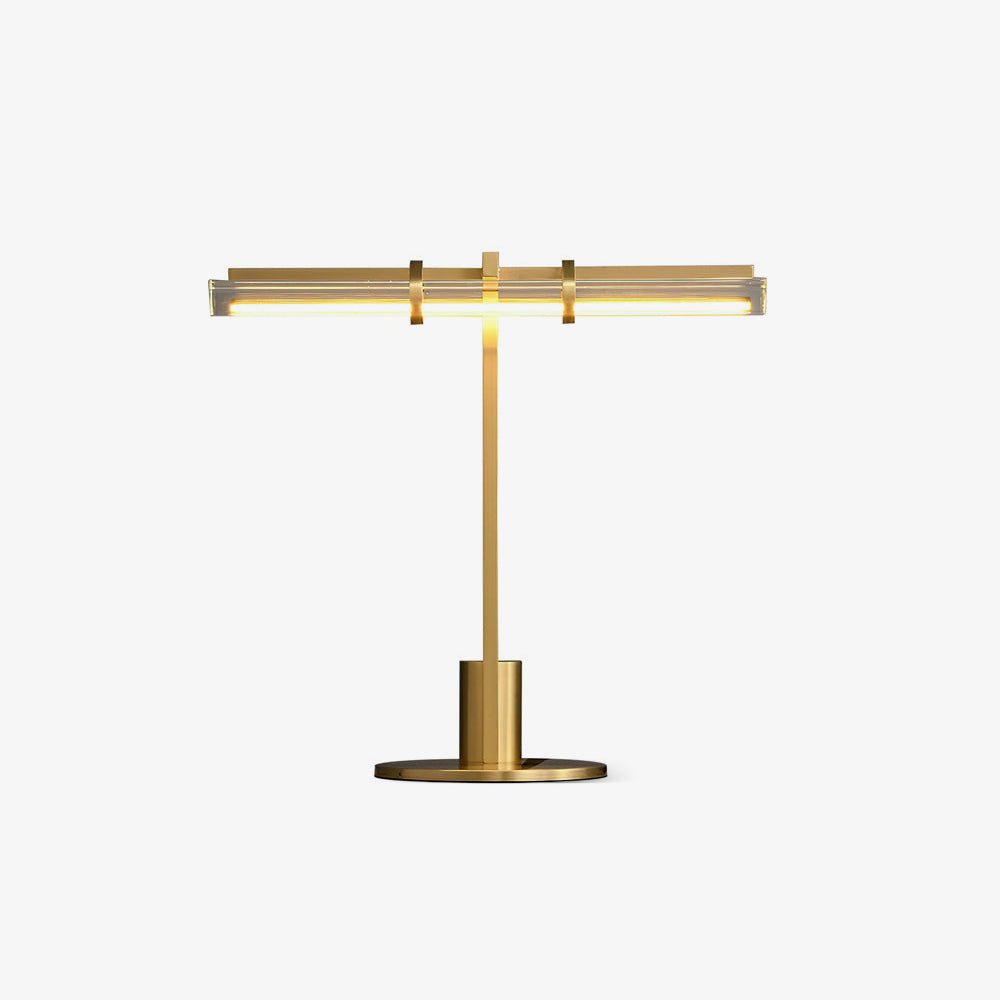 Modern Reed Table Lamp - Adjustable Brightness LED Desk Light for Home Office, Bedroom & Study - Perfect for Reading, Working & Relaxing