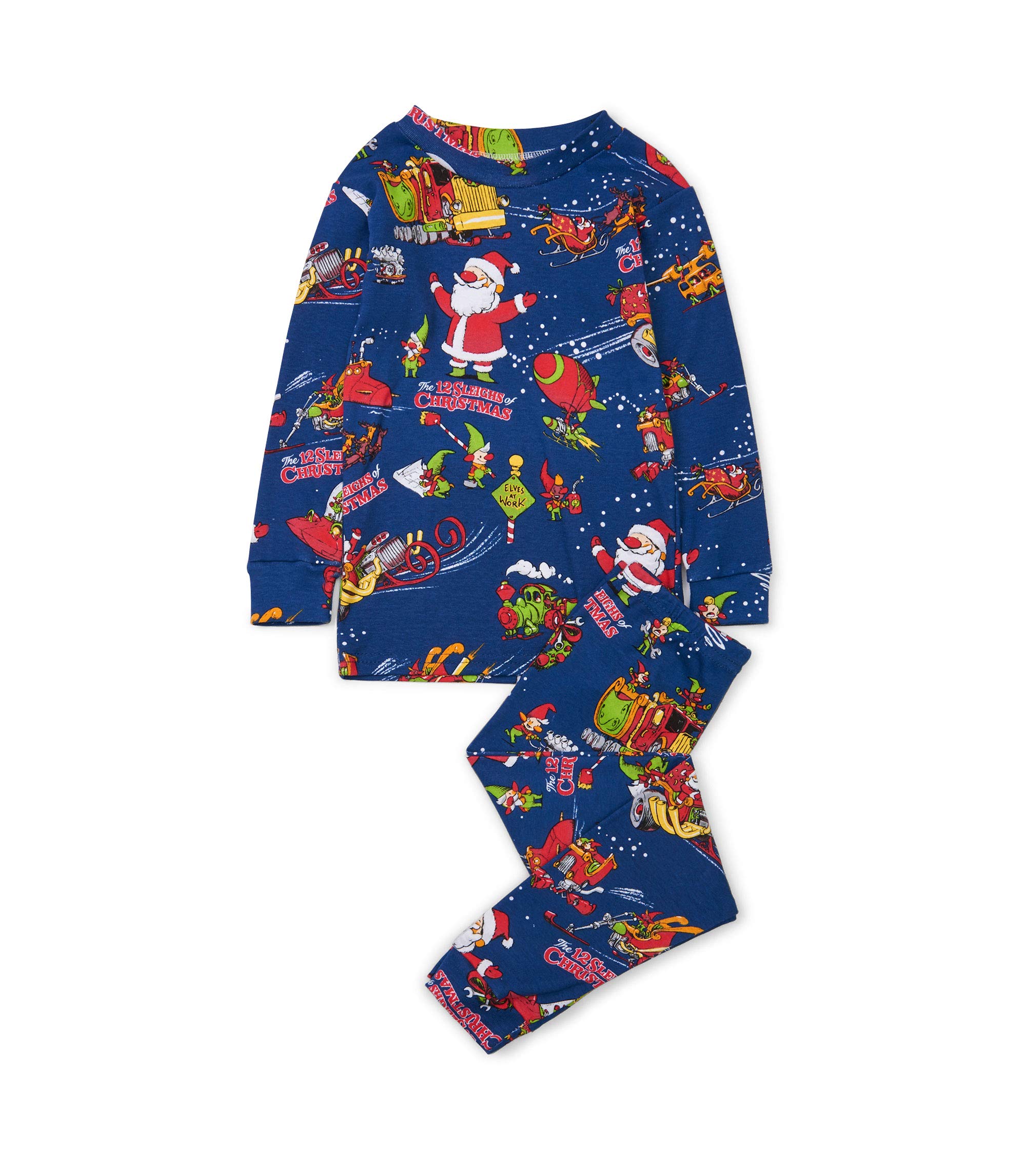 Boys' Long Sleeve Printed Pajama Set - Soft Cotton Sleepwear for Kids | Perfect for Bedtime Stories & Cozy Nights
