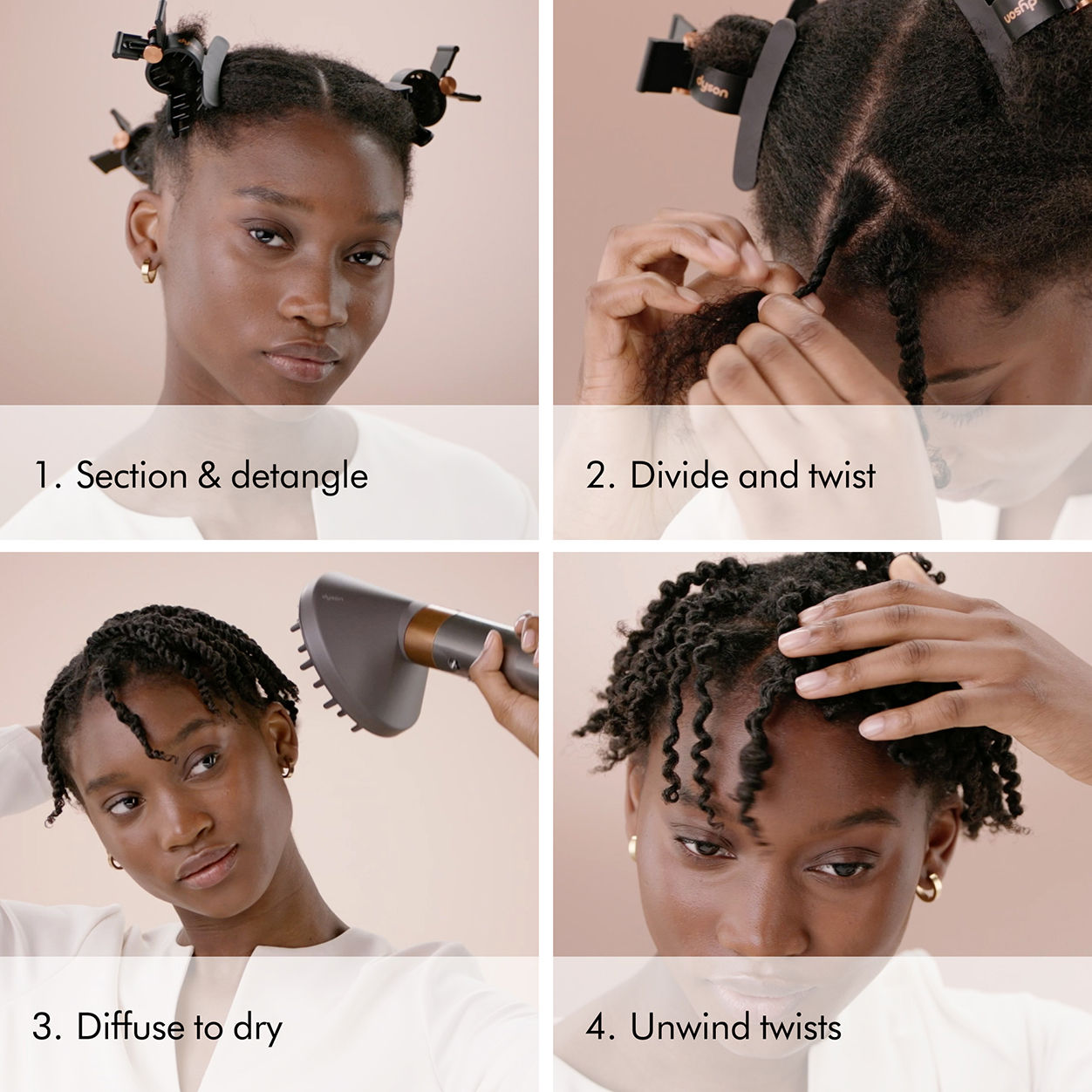 Dyson Airwrap Multi-Styler Complete Long Diffuser for Curly & Coily Hair - Salon-Quality Styling at Home for Bouncy Curls & Defined Coils