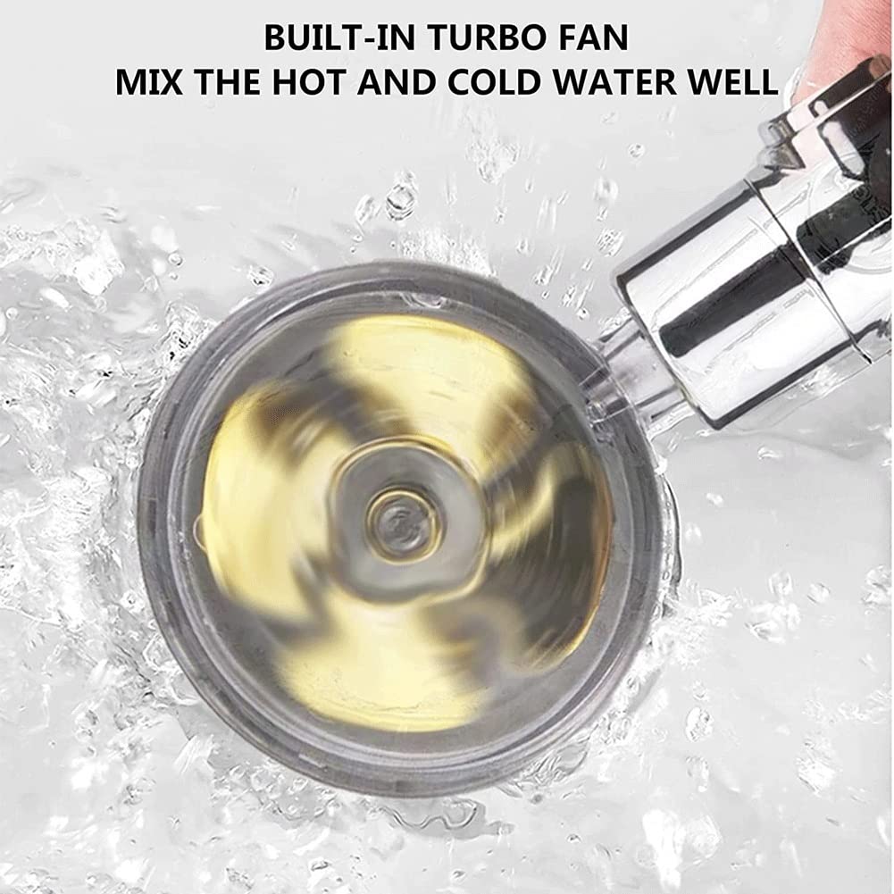 Golden Blade Turbo Shower - Powerful Spray for Bath & Spa