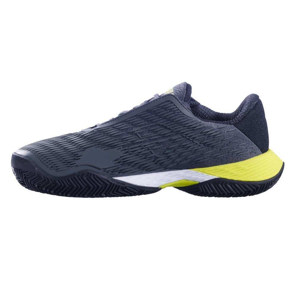Babolat Propulse Fury 3 Clay Tennis Shoes for Men - Lightweight & Durable Grey/Aero Design - Perfect for Clay Court Matches & Training Sessions