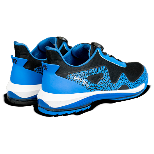 KR Strikeforce TPC Gladiator Blue/Black High Performance Men's Right Hand Bowling Shoes - Perfect for League Play & Tournament Bowling