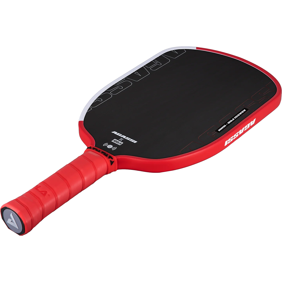 Andre Agassi Pro 16mm Tennis Racket - Lightweight Carbon Fiber Badminton Racquet for Men & Women | Perfect for Beginners & Advanced Players | Ideal for Tennis Courts, Backyard Play & Professional Training