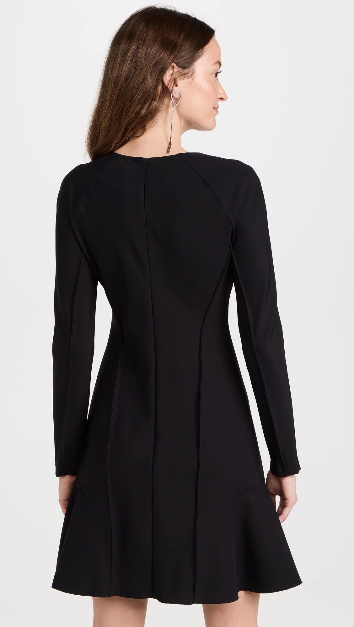 Theory Women's Seam Sculpt Dress - Slim Fit Bodycon Midi Dress for Work & Evening Wear | Professional Office Dress & Cocktail Party Outfit