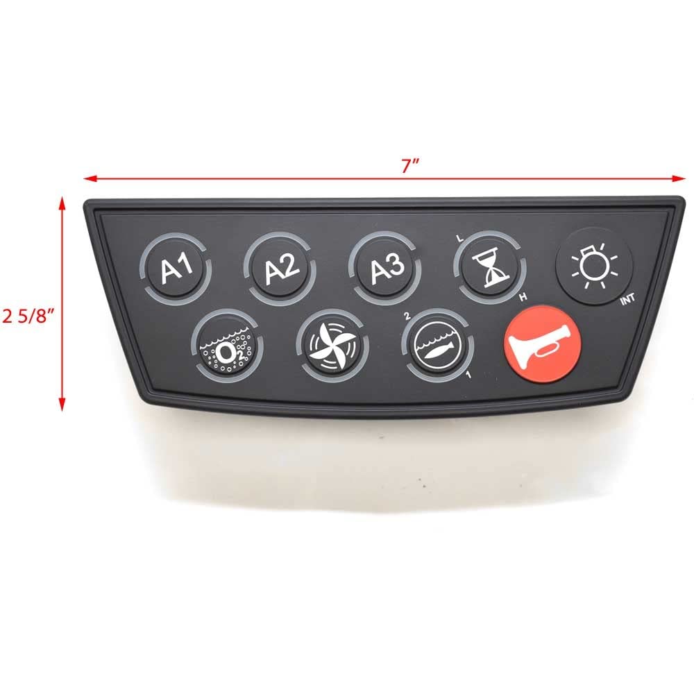 Ford Ranger Switch Pad Panel 6706023L | 7 x 2 5/8 Inch Dashboard Control Switch Replacement | Perfect for Interior Upgrades & Custom Modifications