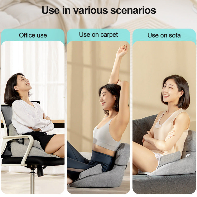 Relaxor XL 3D Kneading Massage Cushion for Back & Neck Pain Relief - Shiatsu Massager with Heat for Home, Office & Car Use