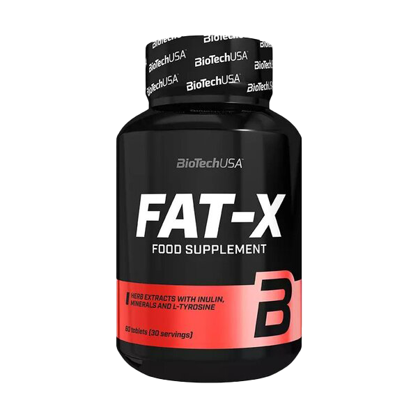 BioTechUSA FAT X Fat Burner Supplement - 60 Tablets for Weight Loss & Metabolism Boost | Supports Energy & Focus for Active Lifestyles