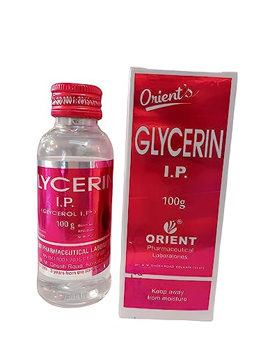 Pure Vegetable Glycerin USP 100g - Skin & Hair Moisturizer for DIY Beauty, Soap Making & E-Liquid - Priya Variety Stores