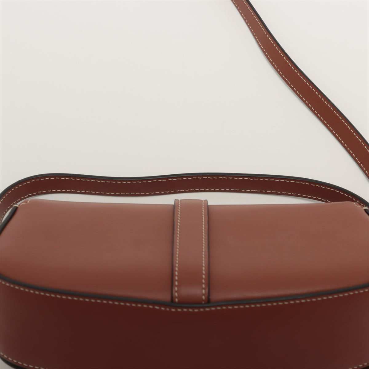 Celine Tabou Brown/Tan Leather Clutch with Strap - Stylish Crossbody Bag for Women, Perfect for Evening Parties & Date Nights