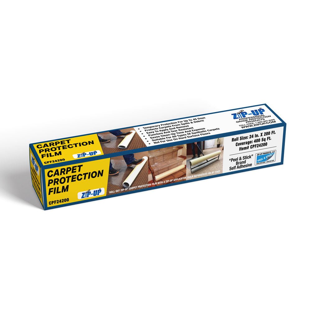 Self-Adhesive Carpet Protection Film - Heavy Duty Floor Covering for Moving, Renovation & Events - Easy to Apply & Remove