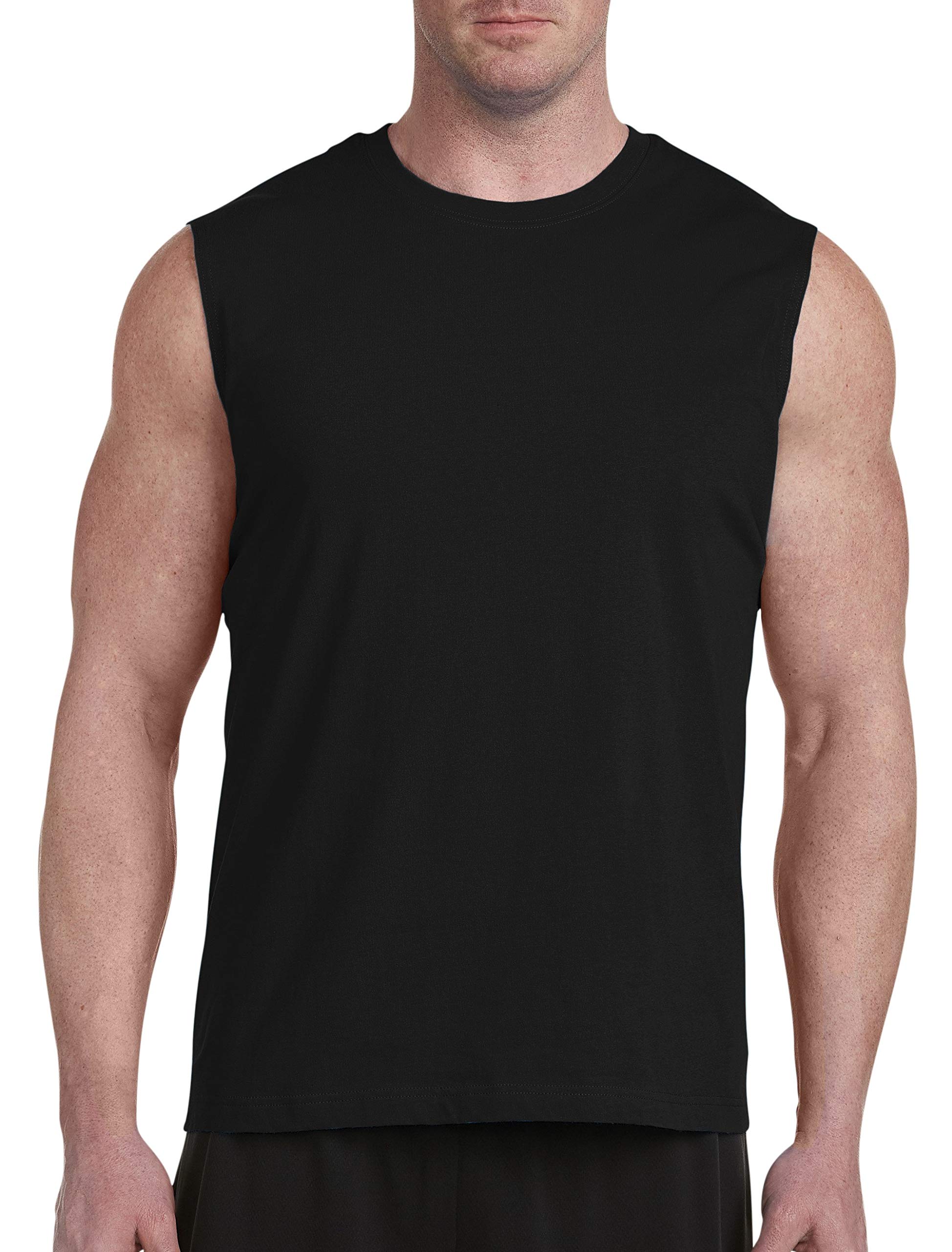 DXL Big and Tall Moisture-Wicking Muscle T-Shirt for Men - Quick Dry Activewear Gym Shirt - Comfortable Workout & Casual Wear for Tall Men