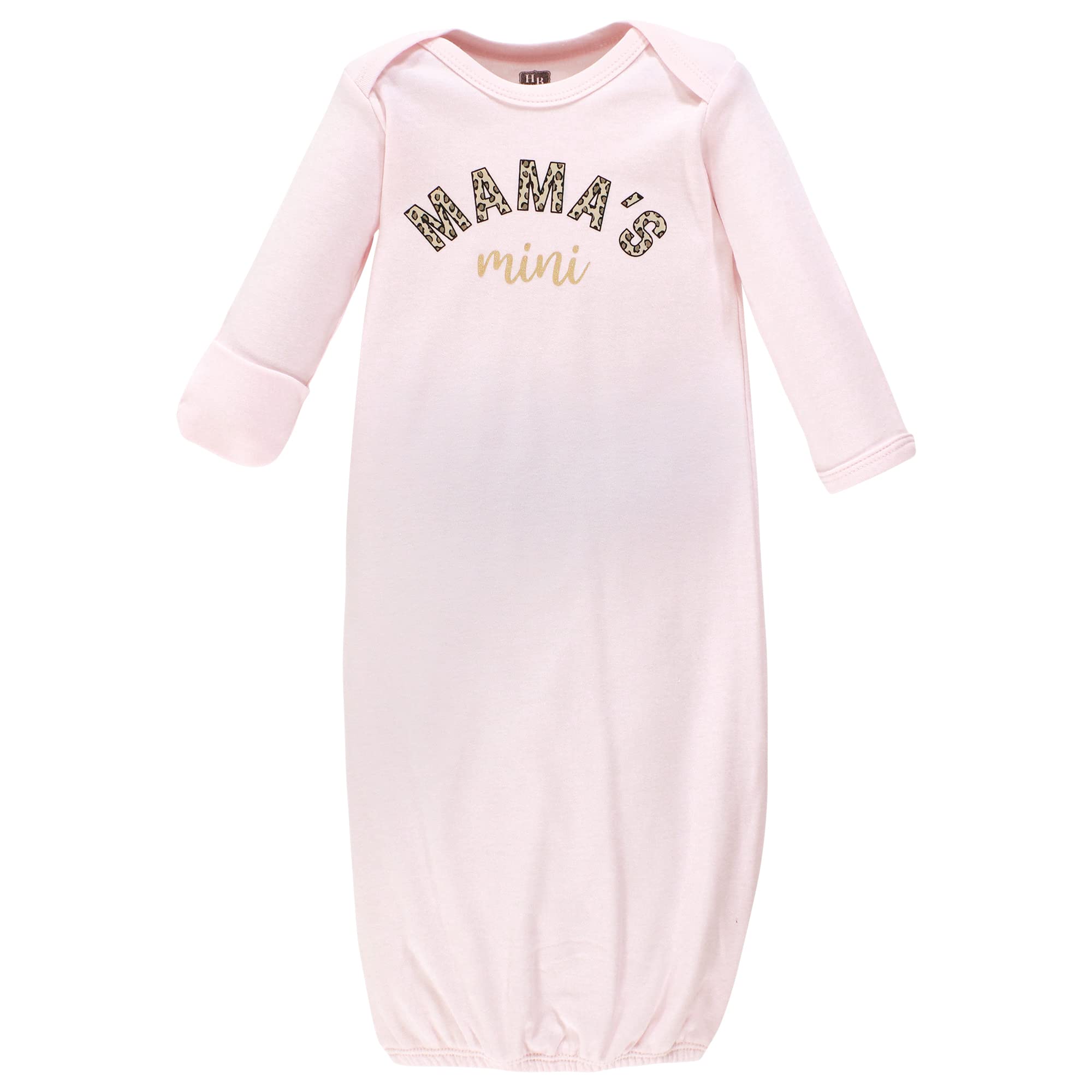 Hudson Baby Girls' Soft Cotton Gowns - Comfortable Sleepwear for Newborn & Infant - Perfect for Nursery, Bedtime & Baby Showers