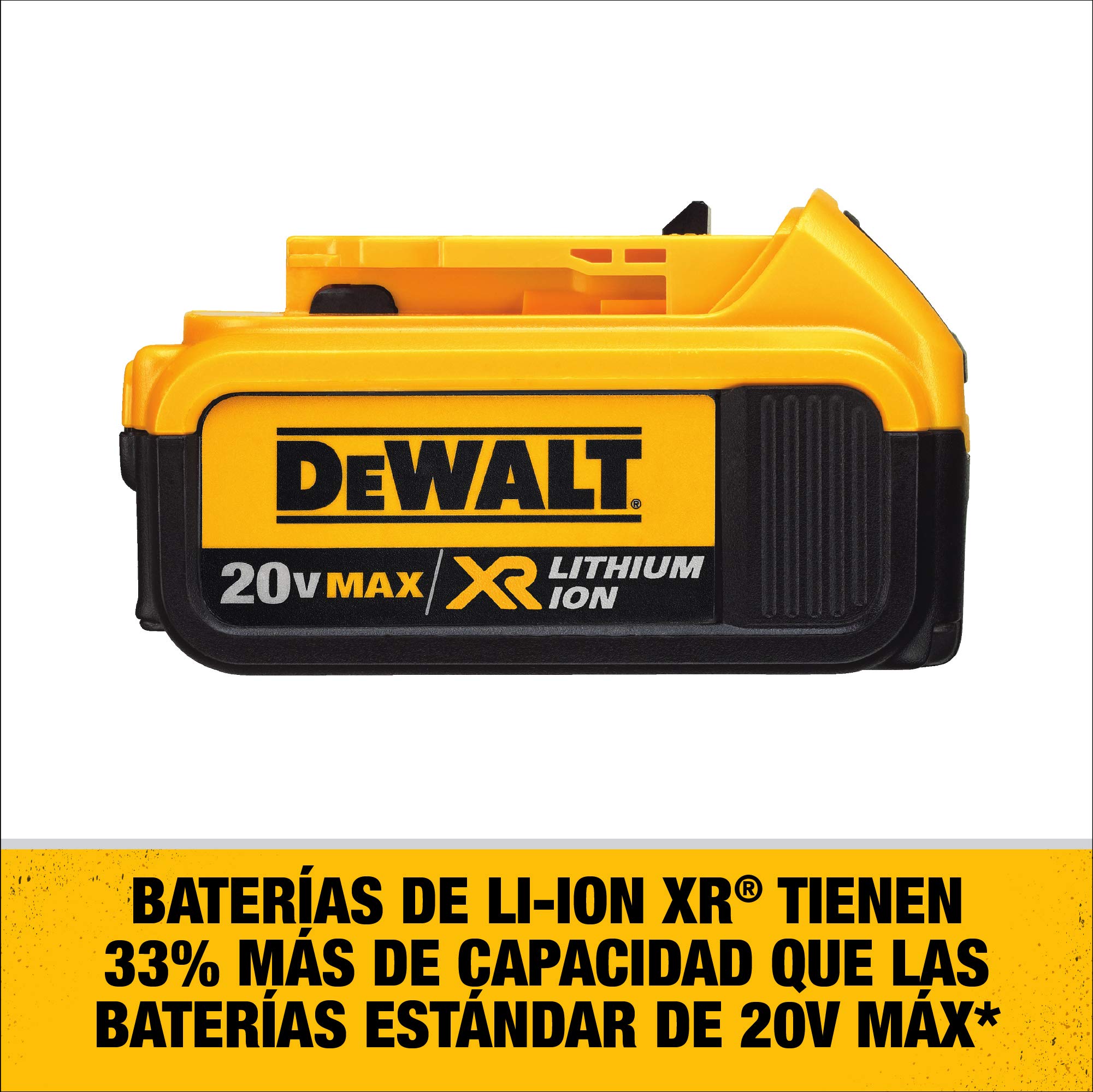 DEWALT 20V MAX Bluetooth Jobsite Radio (DCR025) with 4Ah Battery (DCB204) - Portable Worksite Speaker for Construction, Outdoor & Garage Use