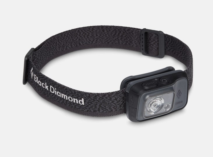 Black Diamond Cosmo 350 R Headlamp - Rechargeable LED Headlight for Camping, Hiking & Outdoor Adventures | Waterproof & Lightweight Head Torch for Running, Fishing, Night Work