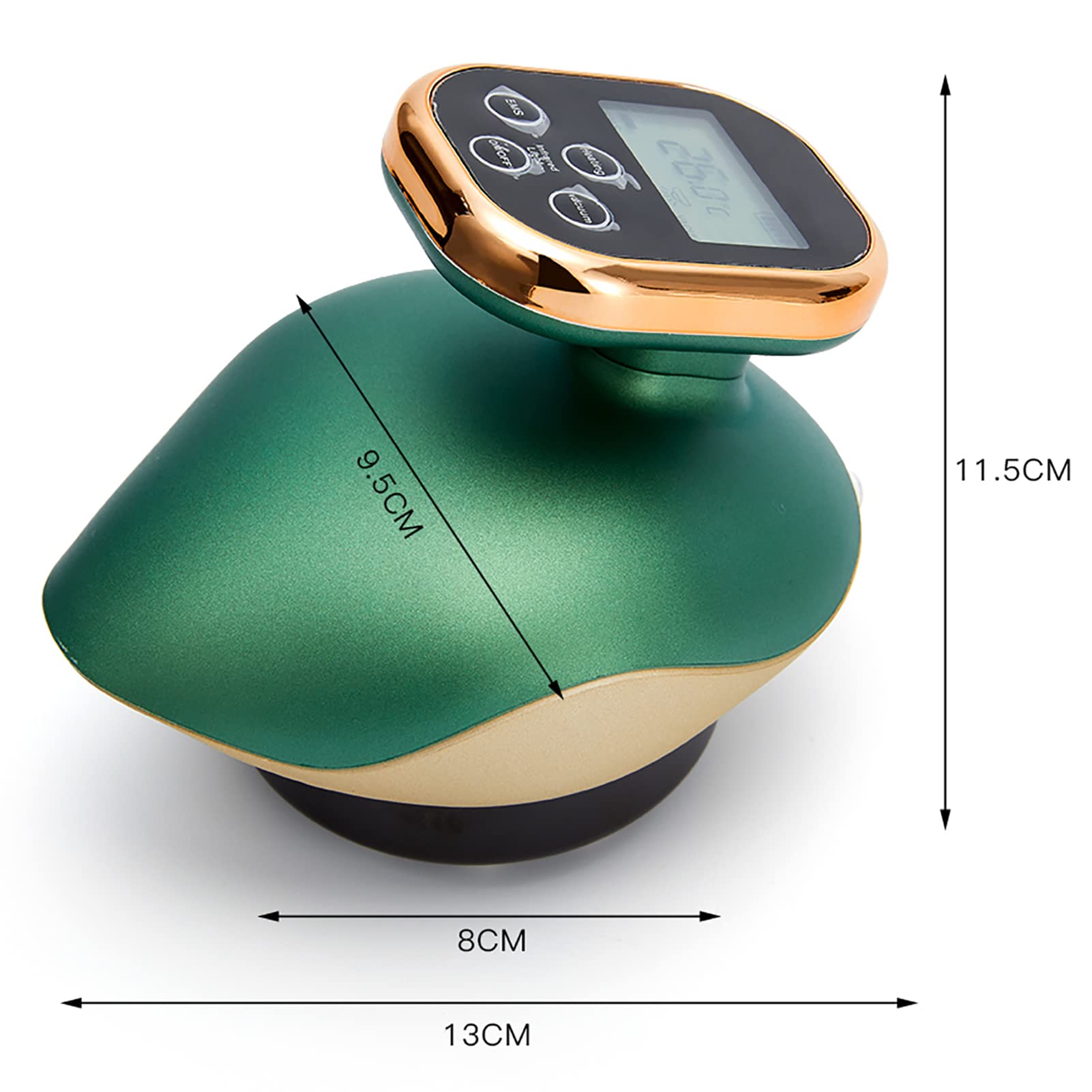Electric Scraping Massager & Cupping Therapy Machine - Vacuum Suction for Pain Relief, Detox & Blood Circulation - Portable Physiotherapy Device for Home/Office Use - Perfect for Muscle Relaxation, Stress Relief & Meridian Massage