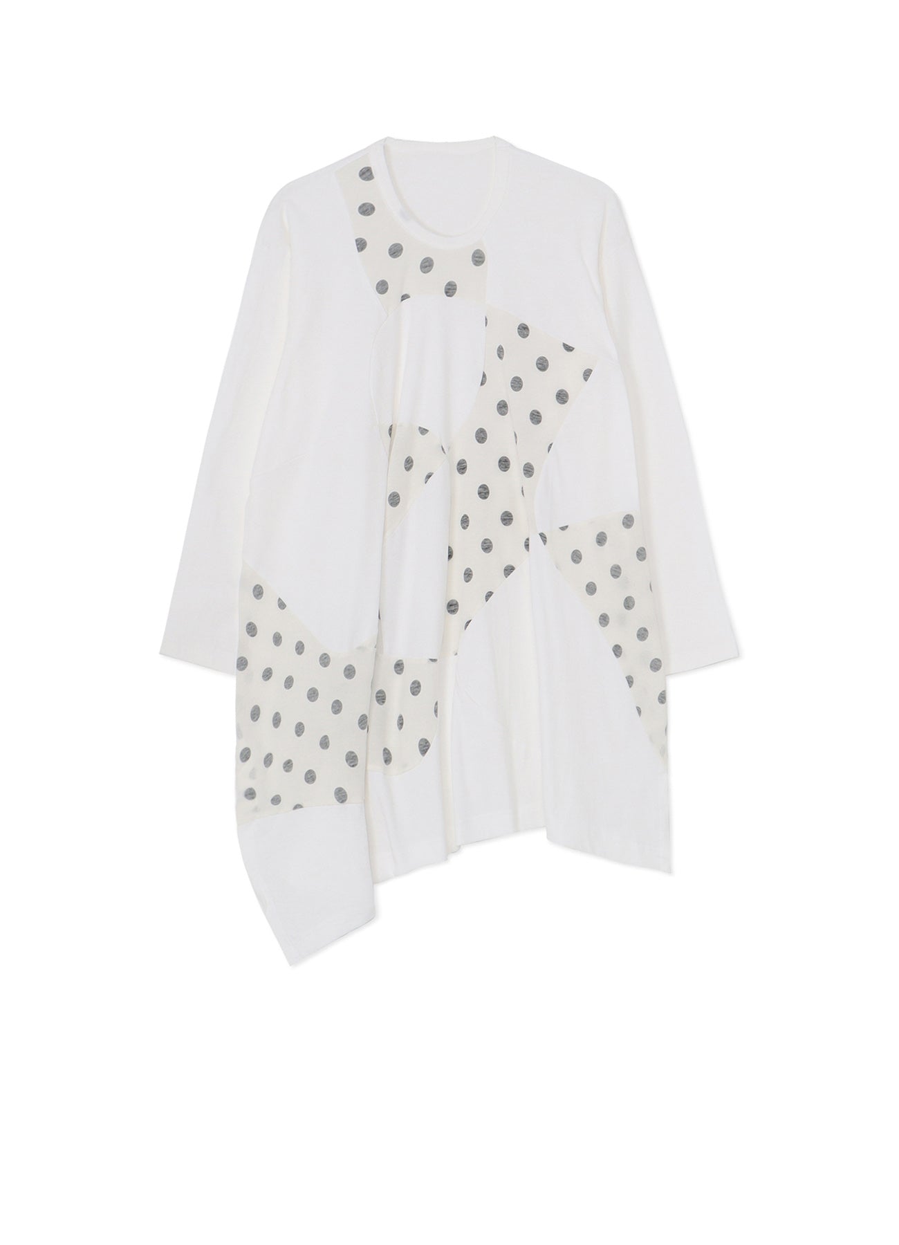 Stylish Cotton Jersey Patchwork Top for Women - Comfortable & Trendy Casual Wear for Everyday Outfits