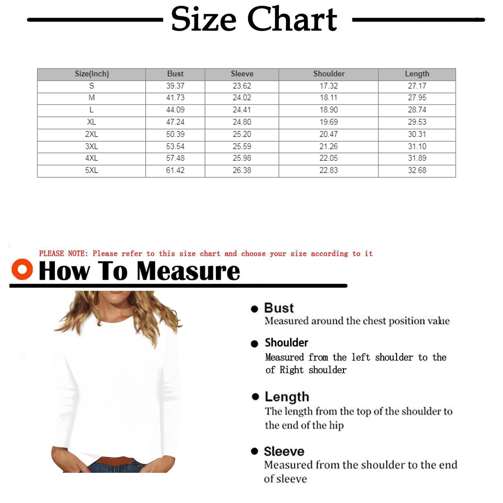 Women's Long Sleeve T-Shirts - Fashion Casual Crew Neck Printed Tops for Everyday Wear | Perfect for Work, Outfits & Layering