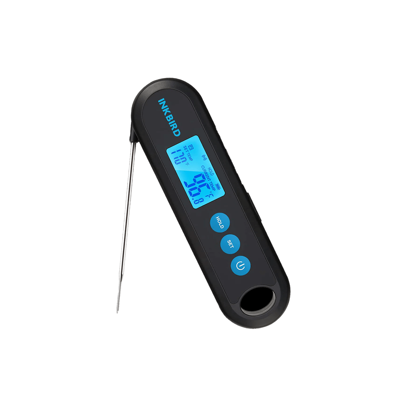 Instant Read Bluetooth Meat Thermometer IHT 2PB - Wireless Digital Cooking Thermometer for Grilling, Smoking, Baking & BBQ with Smartphone App