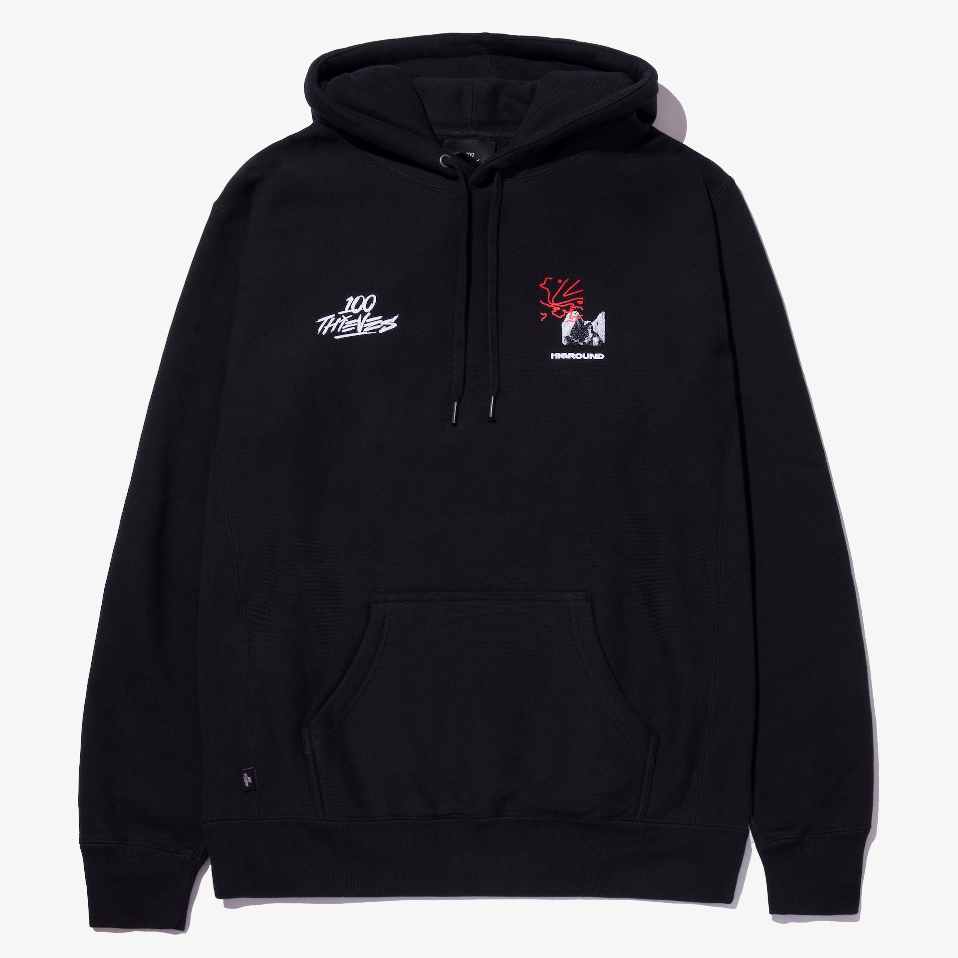 100 Thieves X Higround Hoodie - Limited Edition Gaming Hooded Sweatshirt for Men & Women | Perfect for Esports, Streaming & Streetwear Fashion