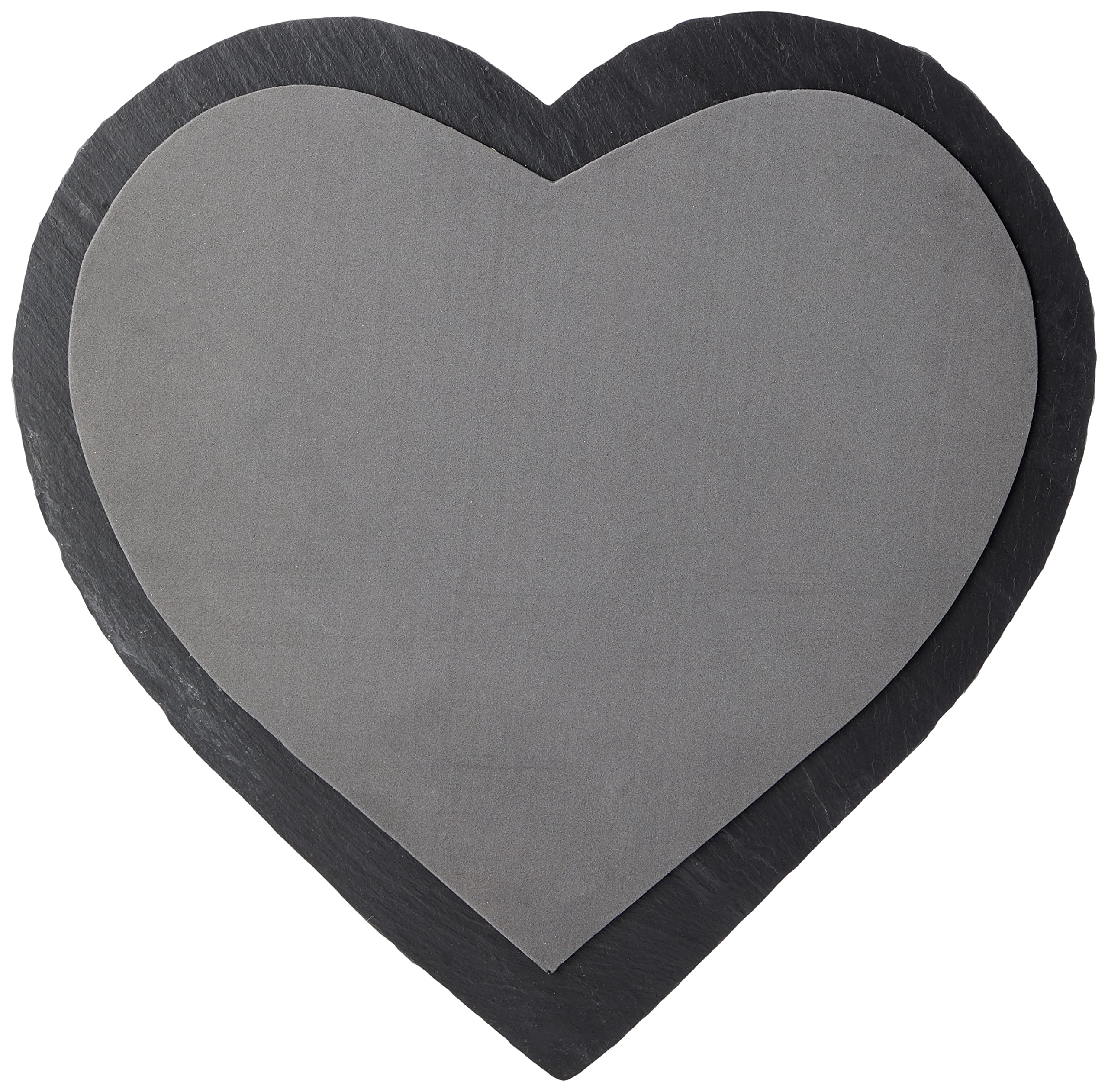 Elegant Black Heart-Shaped Cheese Board - Perfect for Valentine's Day, Anniversaries, Romantic Dinners & Charcuterie Platters