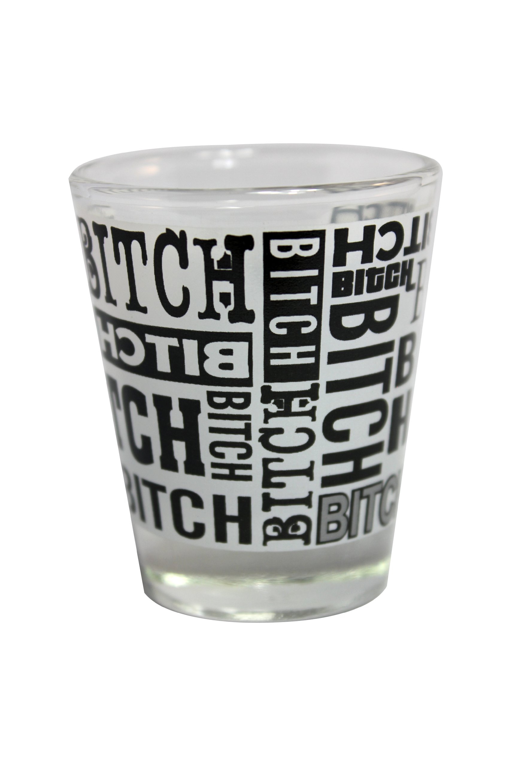 Funny Shot Glass with Bitch Full Wrap Around Printing - Perfect for Parties, Gifts, and Bar Accessories