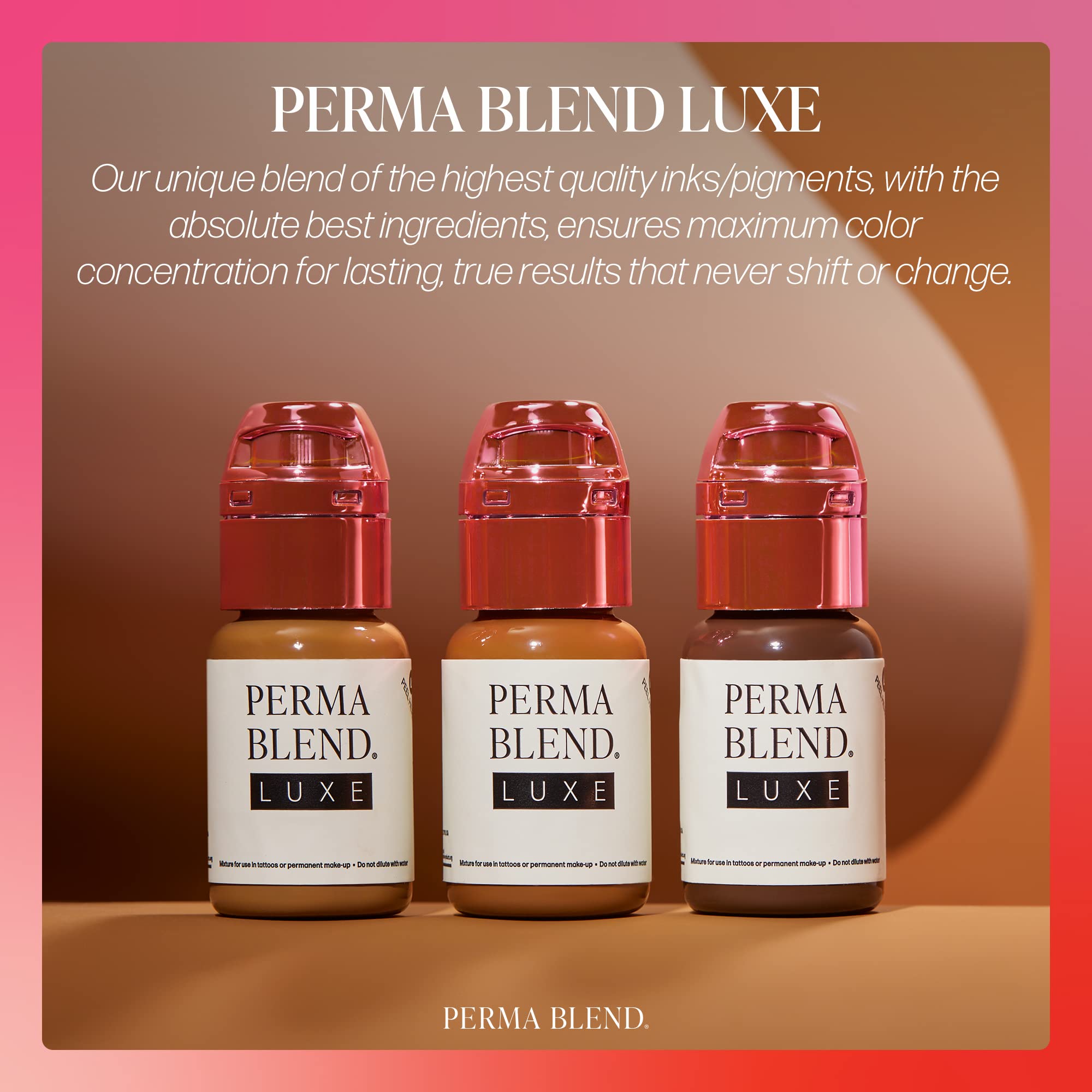 Perma Blend Luxe True Copper Eyebrow Pigment - 15ml for Permanent Makeup