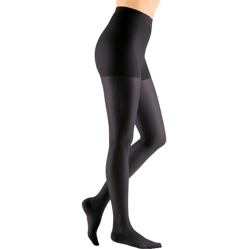 Medi Assure 20-30mmHg Compression Socks for Women - Closed Toe Pantyhose with Non-Adjustable Waistband - Ideal for Circulation Support, Travel & Pregnancy