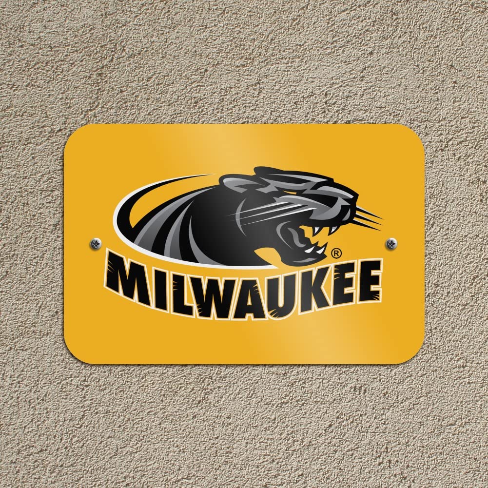 University of Wisconsin Milwaukee Official Logo Wall Decor - Premium College Sign for Home, Office & Business - Perfect for Alumni Gifts, Game Room & School Spirit Decorations