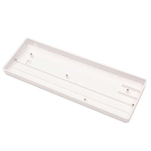 60% DIY White Mechanical Keyboard Universal Frame Plastic Case for GH60 Poker - Compact Gaming & Typing Solution for PC & Mac
