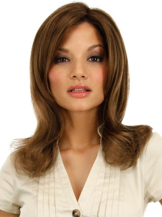 Camera Ready Synthetic Lace Front Wig with Mono Part - Natural Looking Human Hair Wig for Daily Wear, Cosplay & Special Occasions | Discontinued