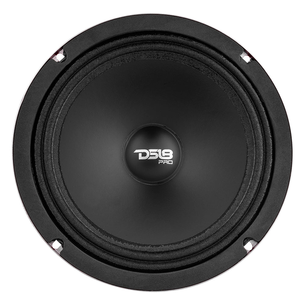 PRO 8 Shallow Water-Resistant Mid-Range Loudspeaker 250 Watts RMS 2 Ohm - Perfect for Marine Audio, Boats & Outdoor Adventures