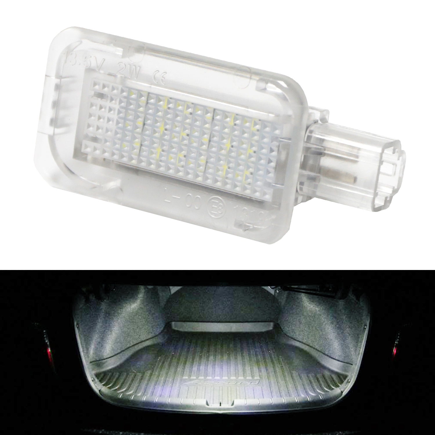 2W High Power White LED Trunk Cargo Light Assembly for Honda Acura - Bright Interior Lighting for Cars, SUVs & Trucks - Perfect for Nighttime Loading, Organizing & Vehicle Maintenance