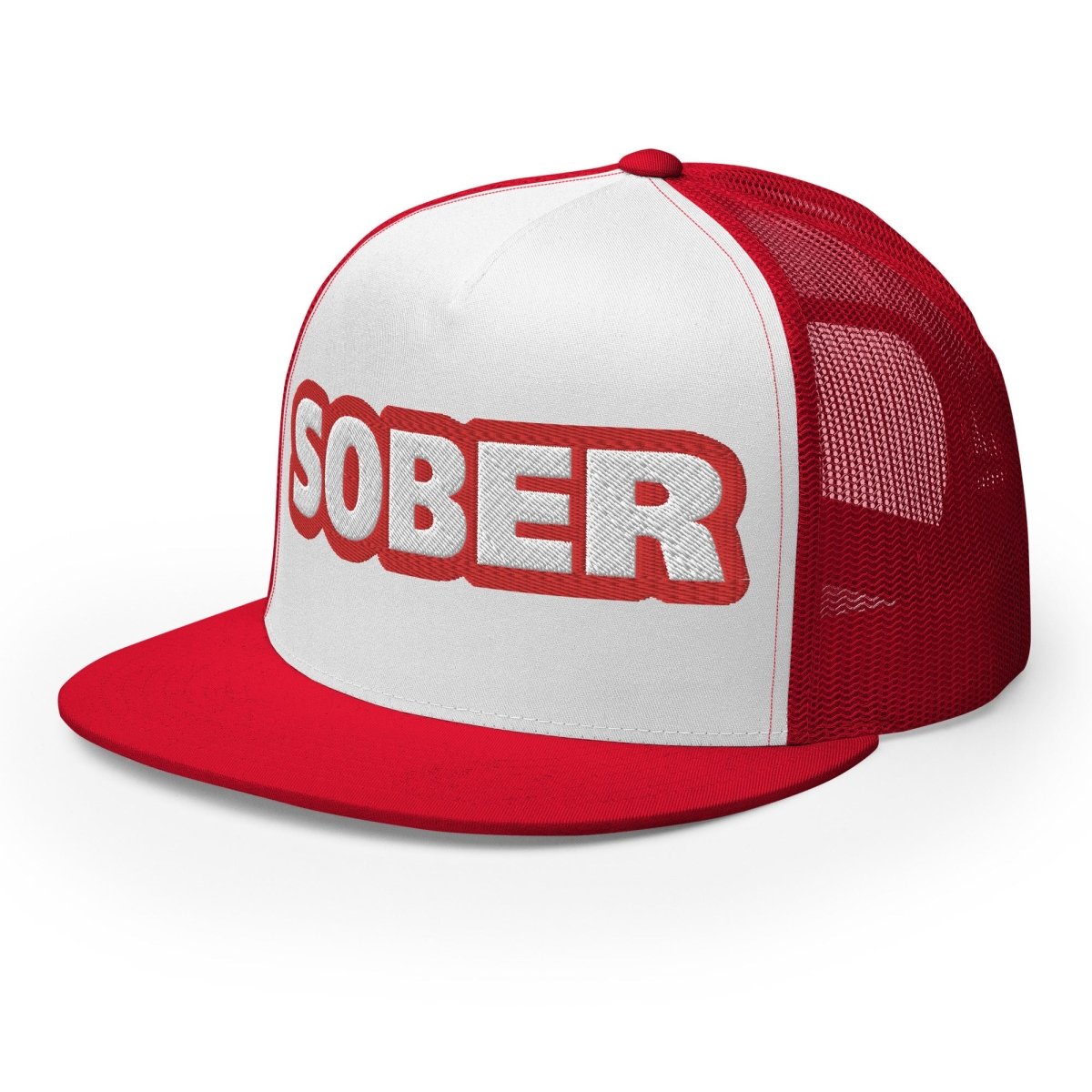 Clarity Classic Trucker Cap - Bold Sobriety Statement Hat for Men & Women | Perfect for Recovery Meetings, Outdoor Activities & Everyday Wear