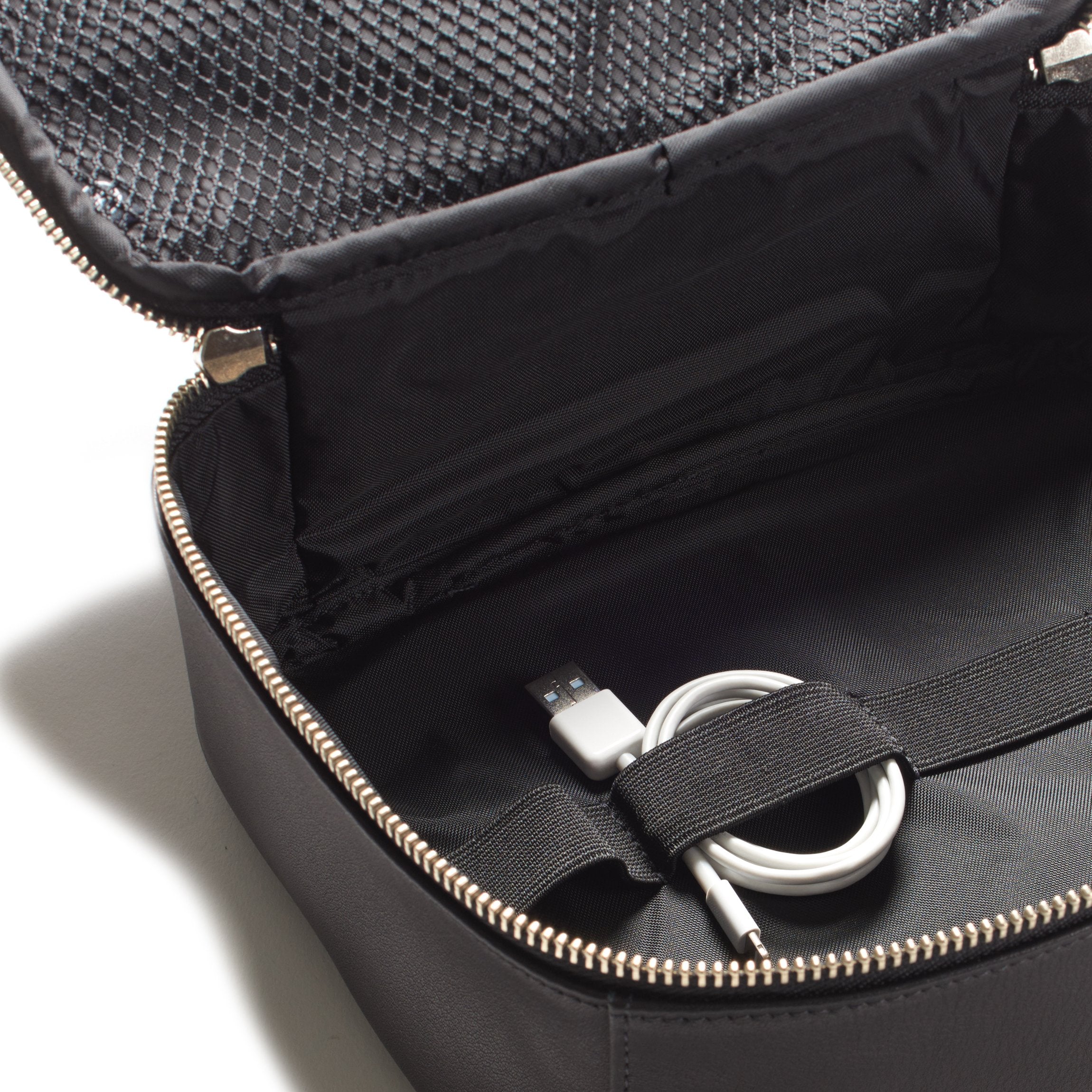 Premium Large Tech Bag Organizer - Black Onyx - Perfect for Laptops, Tablets & Accessories - Ideal for Work, Travel & Daily Commute
