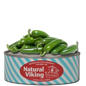 WSU Wazzu Creamery Hot Pepper Cheese 30oz - Spicy Jalapeno Cheddar for Nachos, Burgers & Snacking - Perfect for Game Day & Party Platters