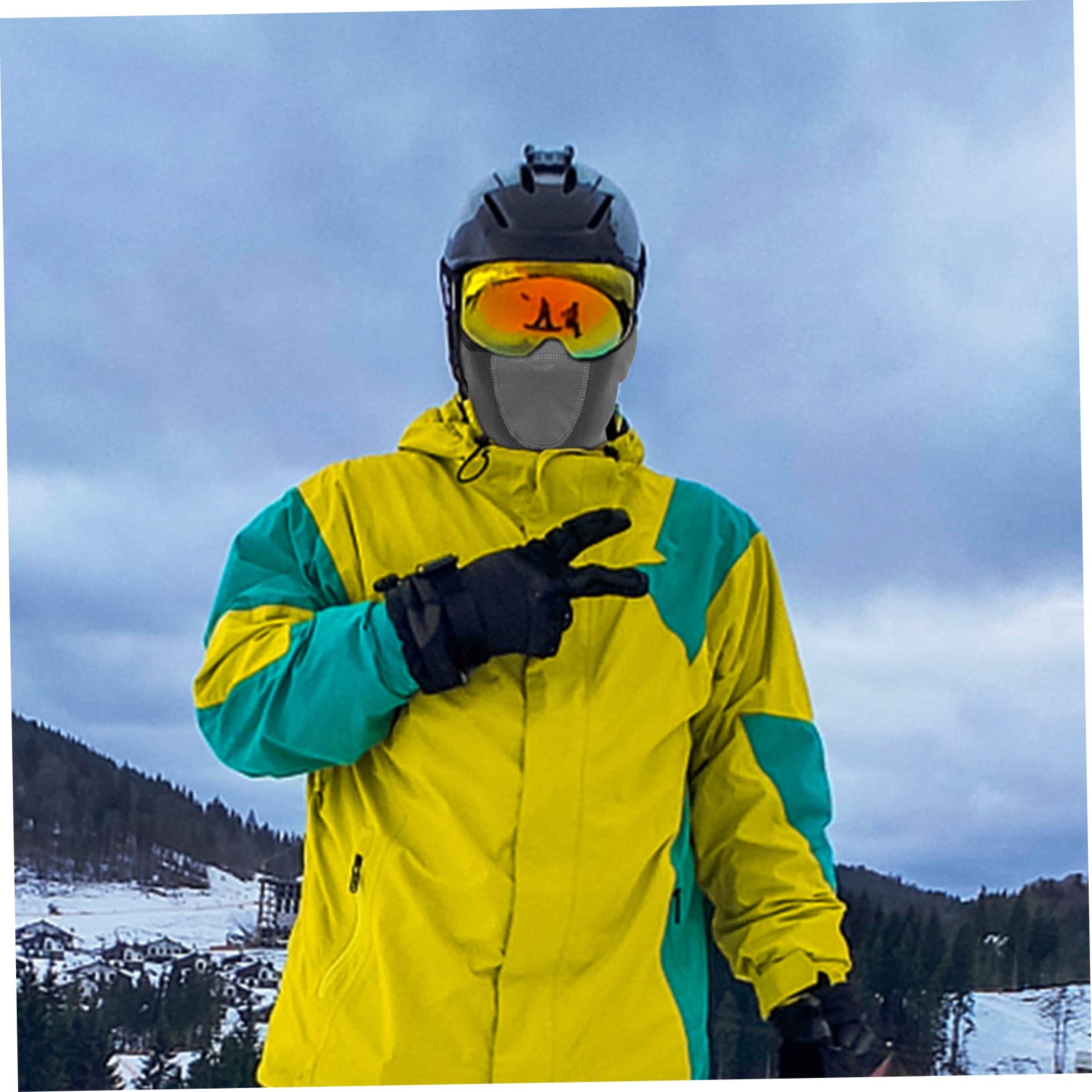 Windproof Winter Face Cover Scarf - Full Face & Neck Warmer for Outdoor Activities, Skiing, Snowboarding, and Cold Weather Protection
