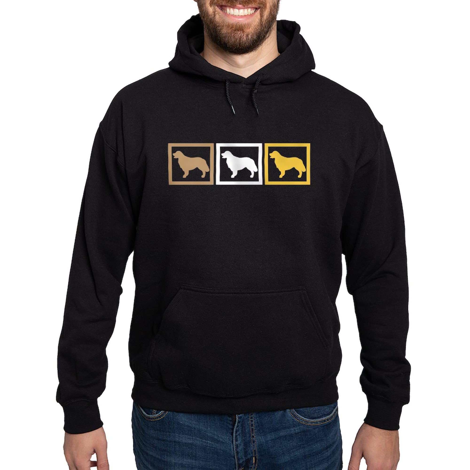 Golden Retriever Hoodie for Men - Dark Regular Fit Pullover Sweatshirt | Cozy Casual Wear for Dog Lovers, Outdoor Activities & Everyday Comfort