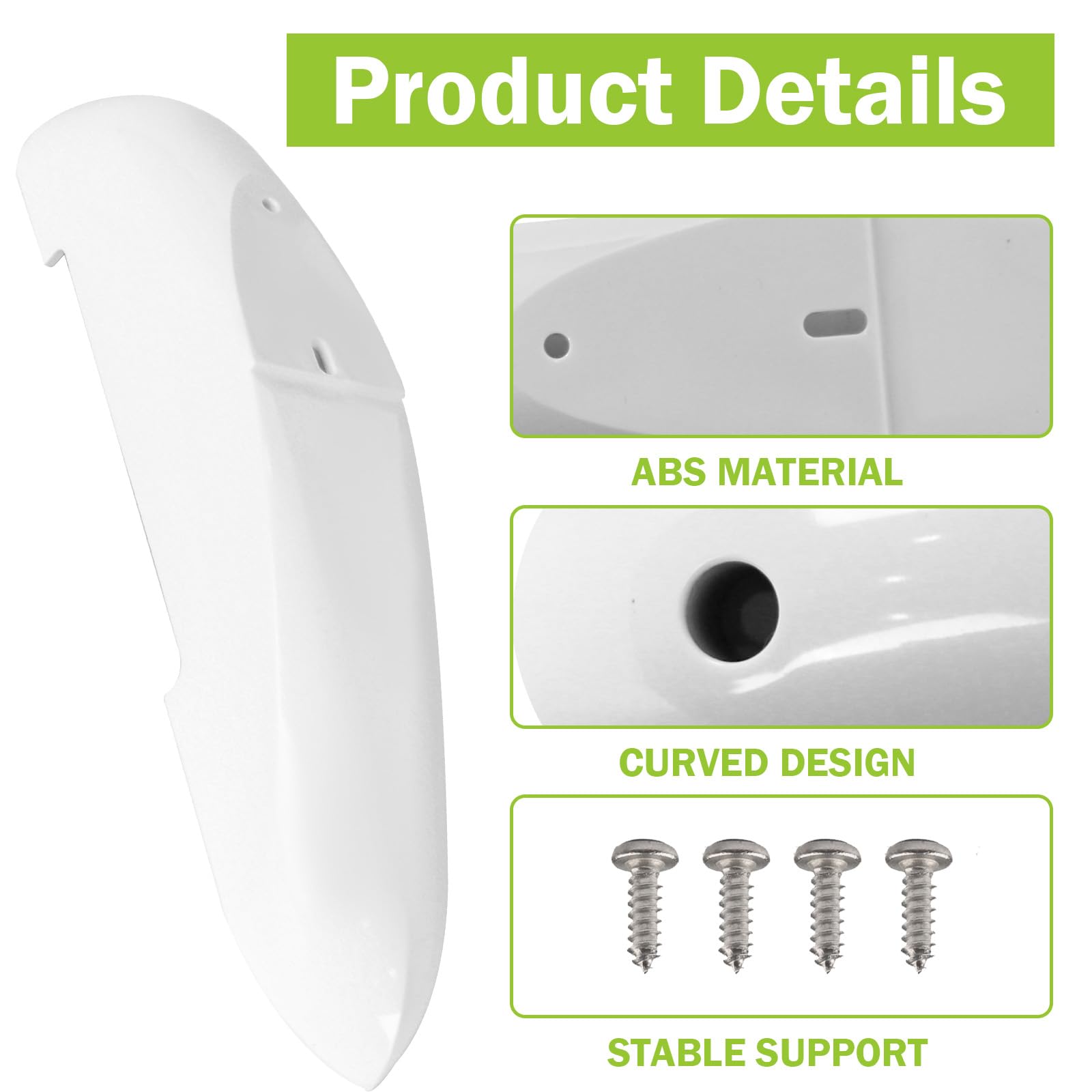 Universal Wall Heater Floor Mounting Kit & Base Legs - Compatible with Mr. Heater MHVFD20BFT, 80214, MHVFDF20RTT, MHVFDF20BFT, MHVFDF30RTT, MHVFDF30BFT - White - Perfect for Garage, Basement & Workshop Heating Solutions