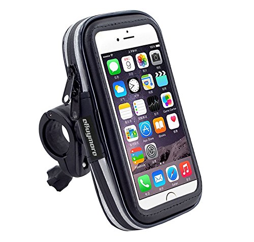 Waterproof Bike Phone Mount Bag - Touch Screen Accessible Top Tube Frame Pouch for iPhone 12 Pro Max/11 Pro Max & Samsung Galaxy S24 Ultra/S23 Ultra/S24+/S23+/S23 FE/A55/A54/A15/A34/A33 - Perfect for Cycling, Commuting & Outdoor Adventures