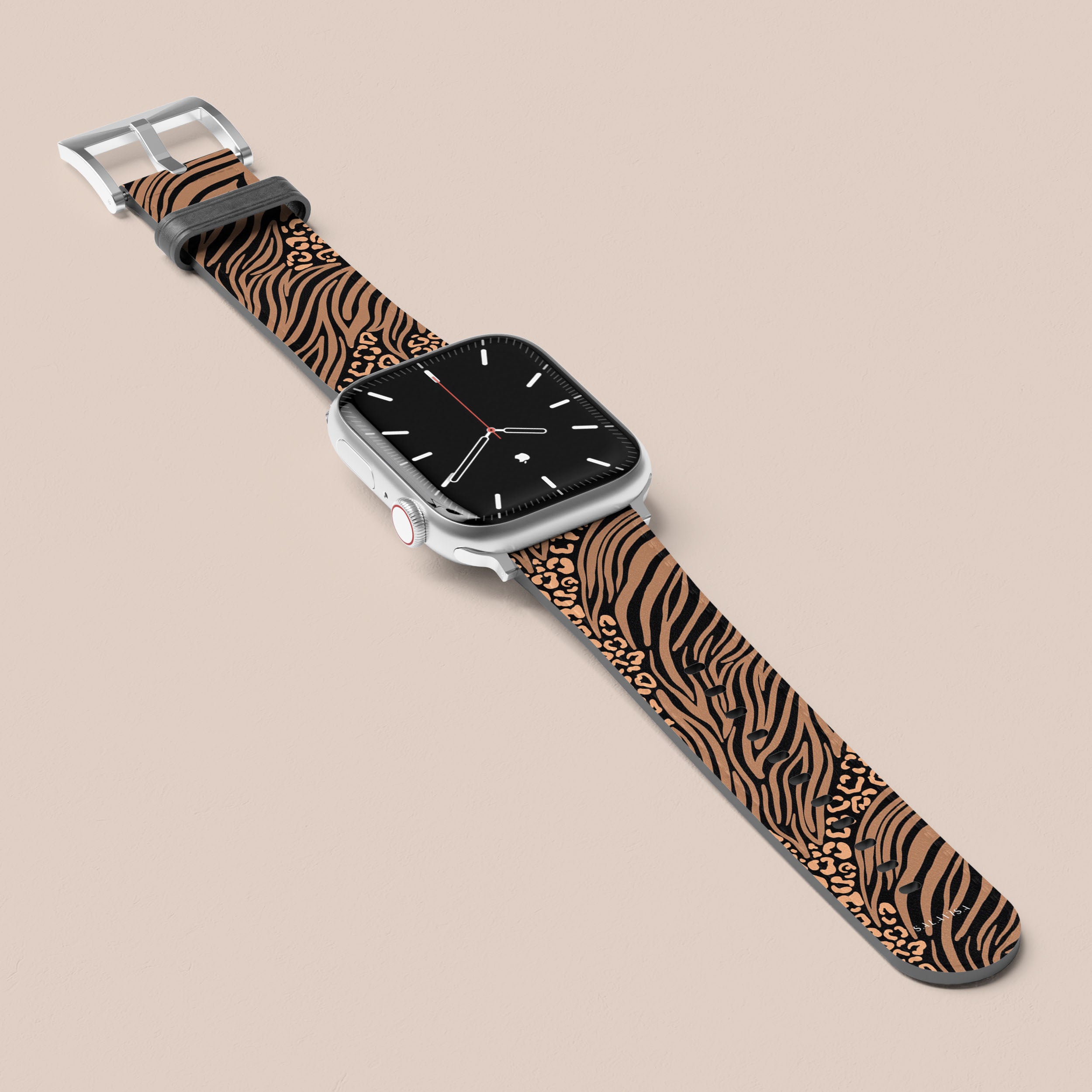 Stylish Zebra & Leopard Print Apple Watch Band - Fashionable & Durable Replacement Strap for Workouts, Running & Everyday Wear
