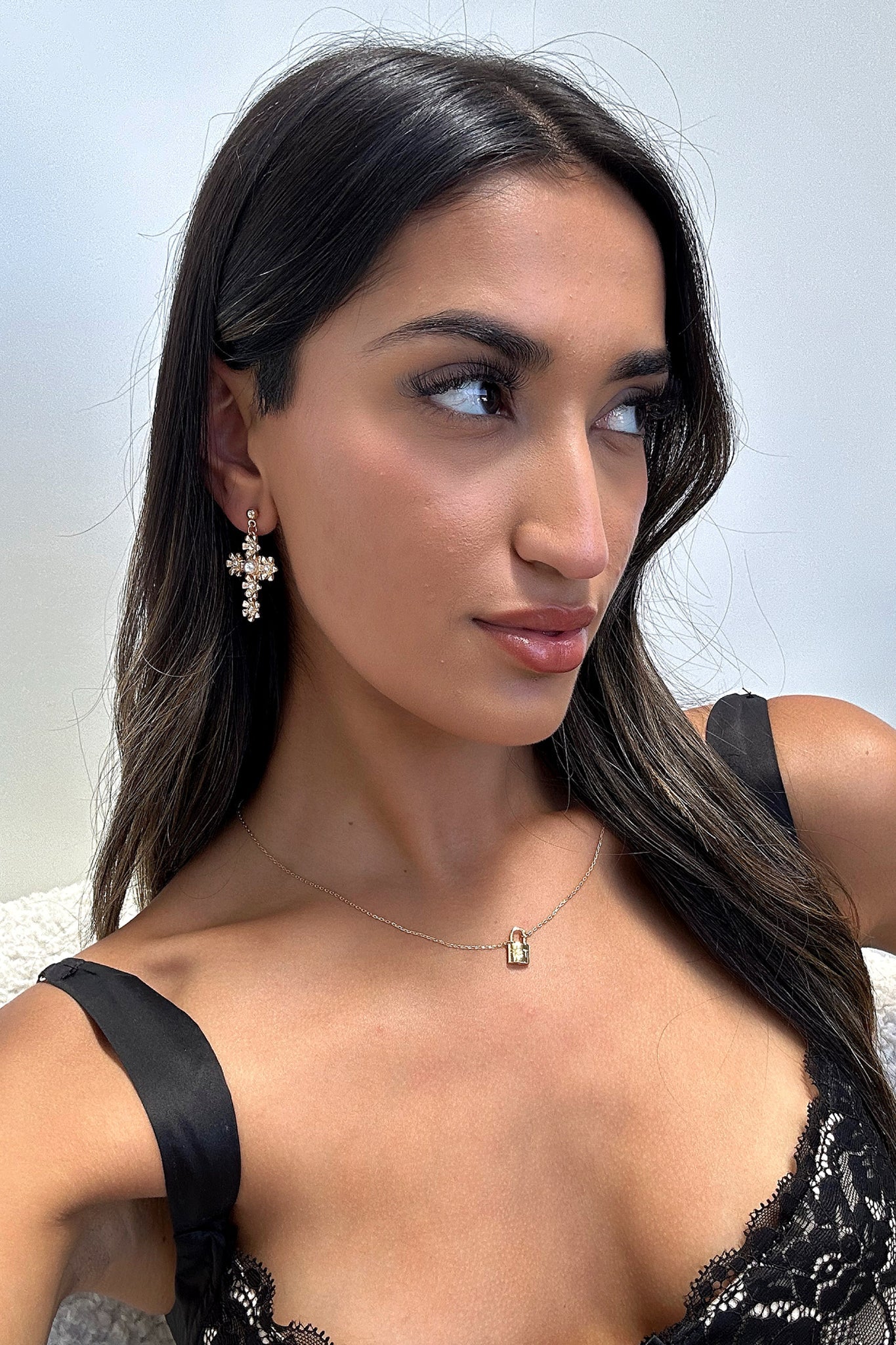 Lulu Gold Earrings for Women - Elegant Dangle Hoop Earrings for Party, Wedding & Everyday Wear
